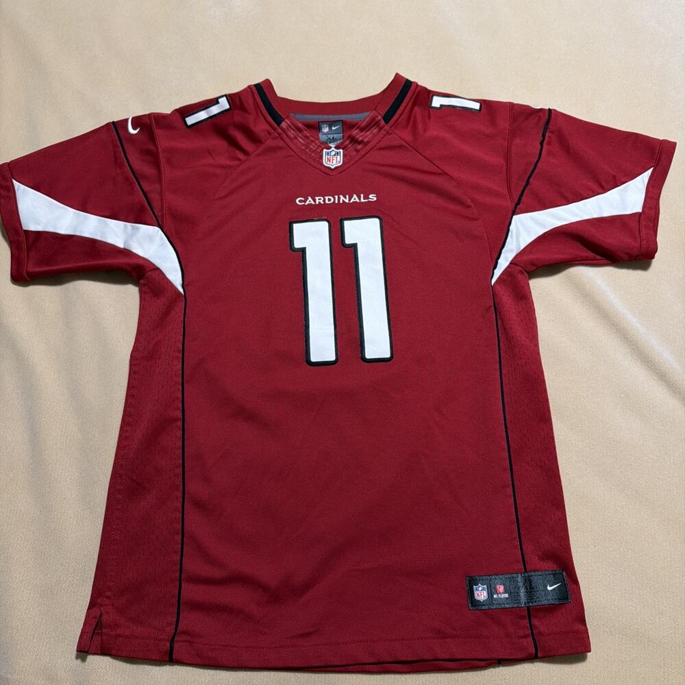 Arizona Cardinals Jersey Youth XL 18/20 Red NFL Football Fitzgerald #11 Nike